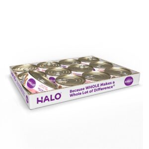 Halo Grain Free Indoor Paté Wet Cat Food Salmon Recipe - 12ct Pack