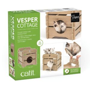 Catit Vesper Cat Litter Cottage - Oak