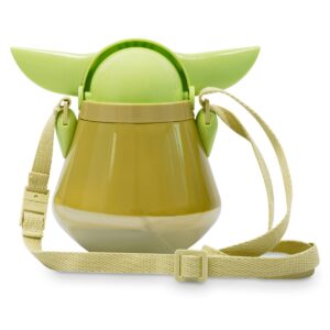 Star Wars 22oz Plastic The Child Flip Top Tumbler with Strap Green