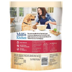 Milo's Kitchen Chicken and Apple Sausage Slice Chewy Dog Treats - 18oz