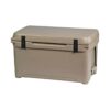 Engel High Performance 58-Quart Portable Seamless Rotomolded Airtight 70 Can Hard Cooler and Ice Box for Camping, Sports Events, and Fishing, Tan