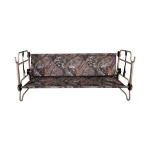 Disc-O-Bed Large Cam-O-Bunk Benchable Bunked Double Cot w/ Organizers, Mossy Oak