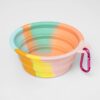 Collapsible Dog Bowl - Warm Tie-Dye - Sun Squad™