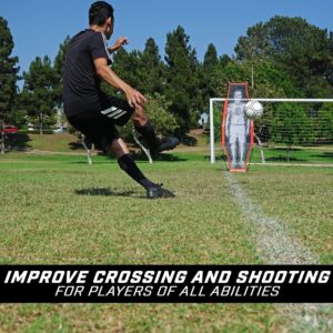 GoSports XTRAMAN Soccer Defender Dummy Outdoor Field Training Practice Drill Mannequin Goal Target Net