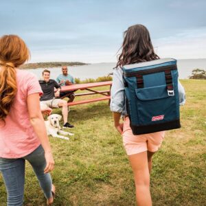 Coleman 17.5qt Soft Cooler Backpack - Space Blue
