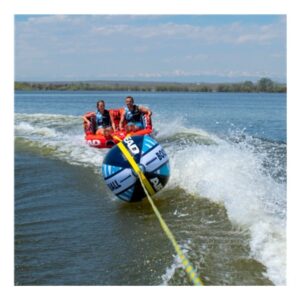 AIRHEAD AHBB-2030 Bob Outdoor Boating Lake Tow Rope with Inflatable Buoy Booster Ball Towables Tubes