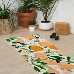 Alison JanssenSpring Clementines (6mm) 24" x 70" Yoga Mat - Society6