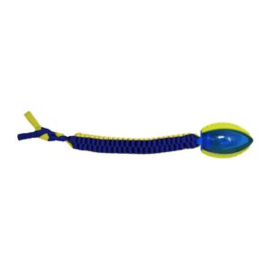 NERF Rope Snake Light Up Head New Braid Dog Toy - Blue & Green