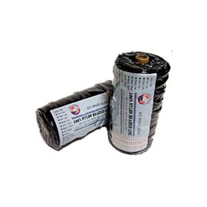 Lee Fisher Size 24 1 lb Braided Twine Black 700 Ft 150 Test
