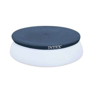 Intex 10' Easy Set Above Ground Swimming Pool Vinyl Round Cover Tarp + 8' Cover