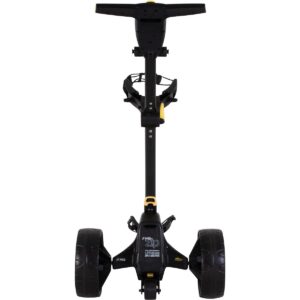 MGI Zip X1 Electric Golf Push Cart Swivel Wheel Caddie with Accessories, Black