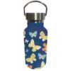 Evergreen Cypress Home Children Double Wall Stainless Steel Bottle, 11 OZ, Butterflies