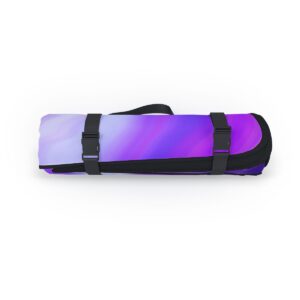 Marta Barragan Camarasa Lilac luminous strokes Picnic Blanket - Deny Designs