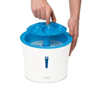Catit Flower Fountain with LED Nightlight - Blue