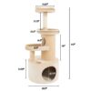 Pet Pal Cat 4-Tier Kitty Condo and Scratching Post