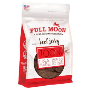 Full Moon Beef Jerky Dry Dog Treats - 11oz