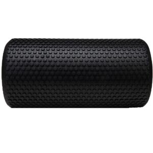 Mind Reader 12 inch Black High-Density Round Foam Roller
