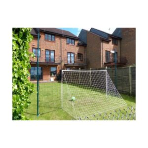 Open Goaaal JX-OGFS1 Adjustable Soccer Practice Net Rebounder Backstop with Training Goal, Standard Size