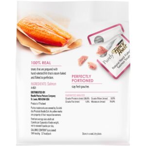Purina Fancy Feast Purely Hand-Flaked Salmon Meaty Cat Treats - 1.06oz/10ct Pack