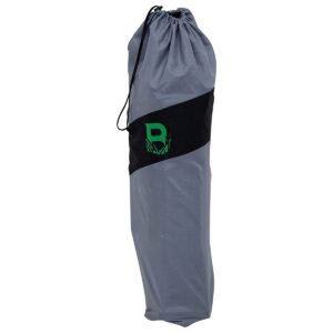Barronett Blinds HD4 Outdoor Portable Lightweight Folding Chair Seat for Hunting Blind with Carry Bag and Mesh Back, Gray