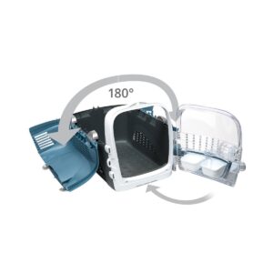 Catit Cabrio Dog and Cat Carrier - Blue/Gray
