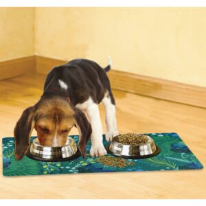Drymate Dog and Cat Feeding Placemat - Lulu Green