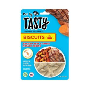 Pet by Tasty Braised Beef and Sweet Potato Recipe Dog Treats - 16oz