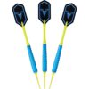 Viper V Glo Soft Tip Throwing Darts with High-Grade Aluminum Shafts, 18 Grams, Blue and Yellow