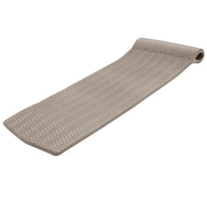 TRC Recreation PVC Pool Float Storage Drying Rack w/ Foam Mat Lounger Bronze