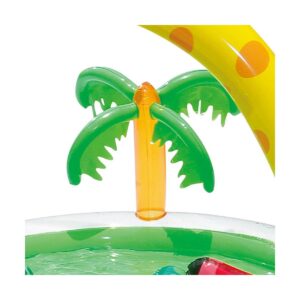 Summer Waves 8.5ft x 6.3ft x 50in Inflatable Kiddie Pool Play Center w/ Slide