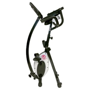 Marcy Foldable Exercise Bike with High Back Seat