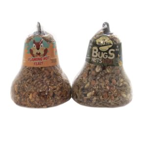 Home & Garden 5.25" Seed Bell Variety Set Bird Feeding Cardinals Wrens Mr Bird - Bird And Wildlife Food