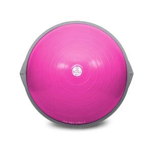 Bosu 72-10850 Home Gym Equipment The Original Balance Trainer 65 cm Diameter, Pink and Gray