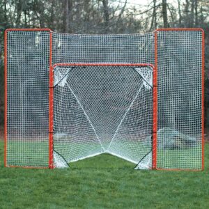 EZ Goals Portable Folding Lacrosse Practice Net Goal with Backstop and Targets