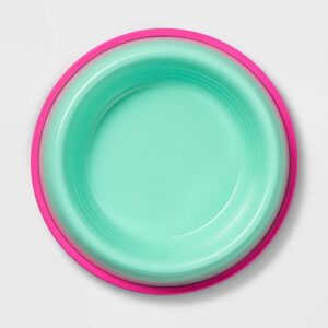 Teal Plastic Dog Bowl - Sun Squad™