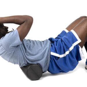Mind Reader 18 inch Black High-Density Round Foam Roller