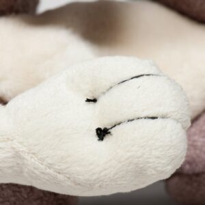 HuggleHounds Big Feller Squirrel Durable Plush Toy for Dogs, Large, 22 Inches Long