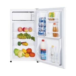Magic Chef MCBR350W2 3.5 Cubic Feet Compact Mini Refrigerator & Freezer with Adjustable Temperature Control, White