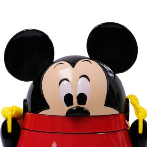Disney Mickey Mouse & Friends 22oz Plastic Flip Top Tumbler with Strap Red