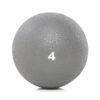 Power Systems Premium Slam Textured Rubber 10 Inch Round Exercise Ball Prime Fitness Training Weight, 4 Pounds, Gray