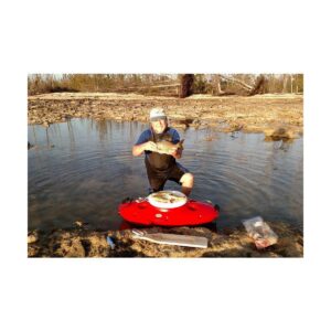 CreekKooler Portable Floating Insulated 30 Quart Kayak Beverage Cooler, Tan