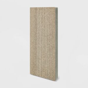 Way Basics Eco Wall Cat Scratcher Pad with Easy Closure - Gray Wood Grain