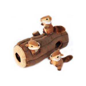 ZippyPaws Burrow Log Dog Toy
