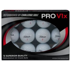 Titleist PRO V1x Refurbished AA Golf Balls - 12pk