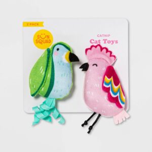 Tropical Birds Cat Toy - 2pk - Sun Squad™