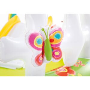 Intex 57154EP 114 Inch Colorful Inflatable My Garden Water Filled Extra Padded Outdoor Play Center with Slide and Built In Sprayer