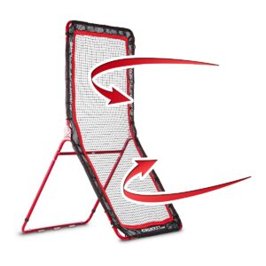 Rukket Sports 4 x 7 Foot Lacrosse Baseball Softball Football Rebounder Pitching Throwing Pitchback Training Screen