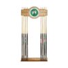 NBA Boston Celtics Billiard Cue Rack with Mirror