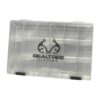 Insights Fishing i3700 Realtree Clear Fishing Tackle Tray Adjustable Storage Organizer Box with Specialized Locking System, Clear