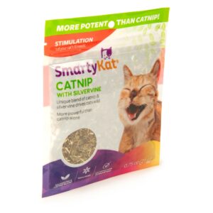 SmartyKat Silvervine & Catnip Blend Resealable Pouch Cat Treats - 0.75oz